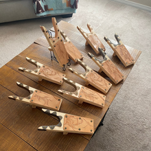 Load image into Gallery viewer, BOOT JACK: HORSE WITH EMBOSSED LEATHER