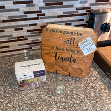 Load image into Gallery viewer, BOARD: TEQUILA MINI BOARD WITH MATCHING SHOT GLASSES