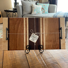 Load image into Gallery viewer, CHARCUTERIE TRAY: CHERRY, MAPLE AND WALNUT