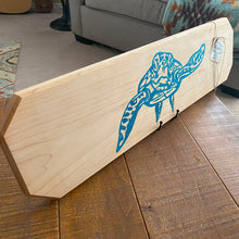 Load image into Gallery viewer, CHARCUTERIE BOARD: MAPLE LARGE WITH TURTLE RESIN INLAY
