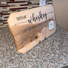 Load image into Gallery viewer, BOARD: WHISKEY BOARD WITH MATCHING GLASSES MAPLE #2
