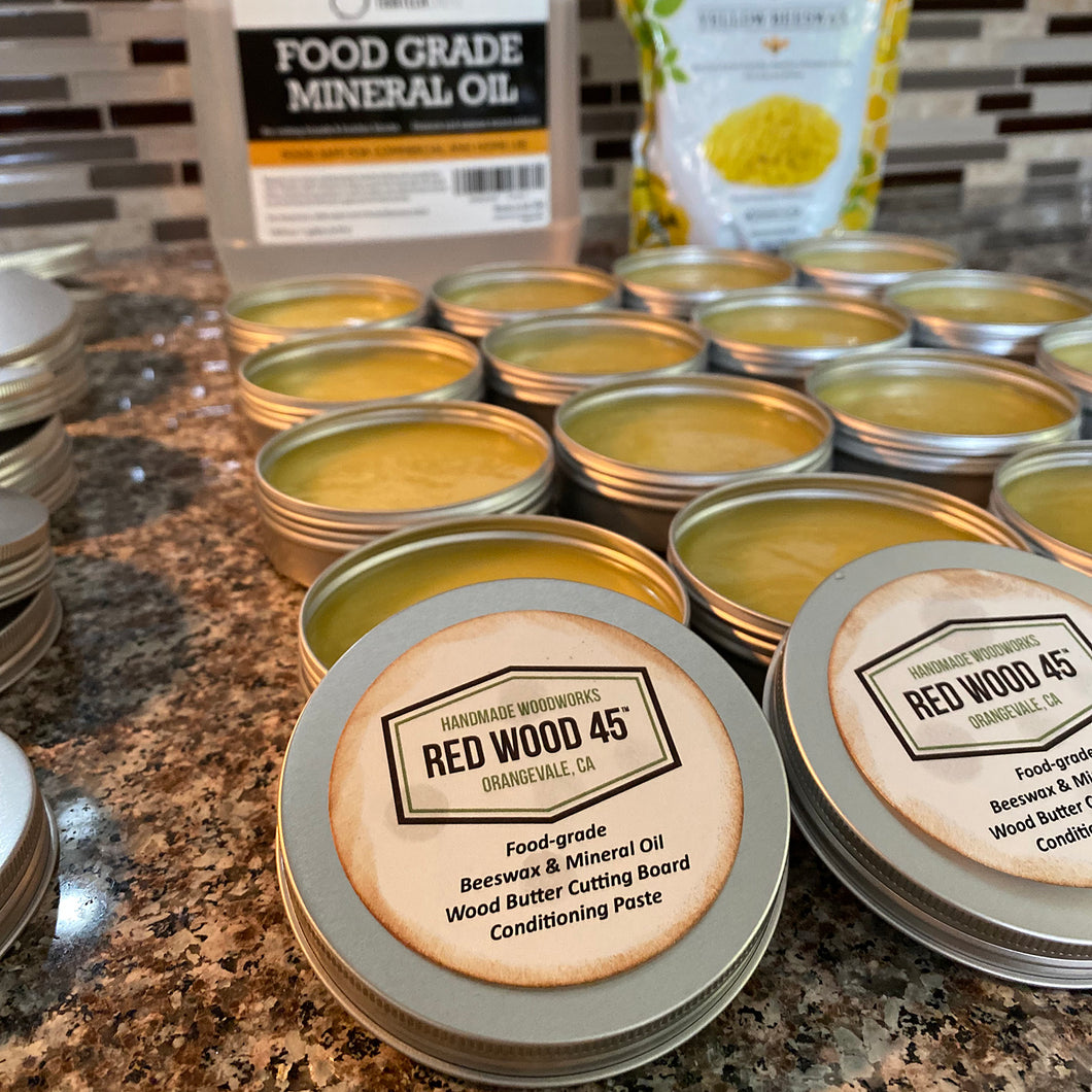 WOOD BUTTER: BEESWAX AND MINERAL OIL